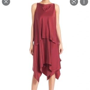 Elizabeth & James “Greer” Dress in Raspberry